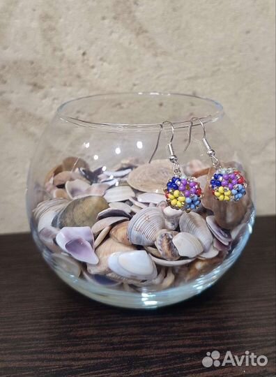 Серьги из бисера