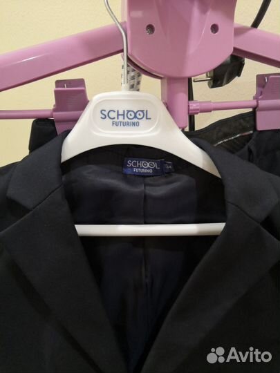 Костюм классический синий рост 134