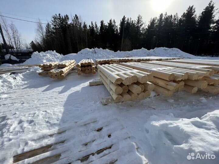 Оцилиндрованное бревно