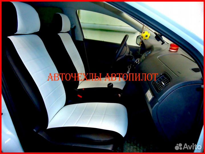 Чехлы Автопилот Volkswagen Polo 1 Hb из экокожи