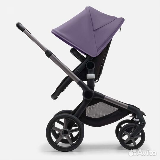 Коляска 2в1 Bugaboo Fox 5, Graphite/Purple