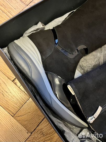 Cesare paciotti сапоги Италия черные замша 39р