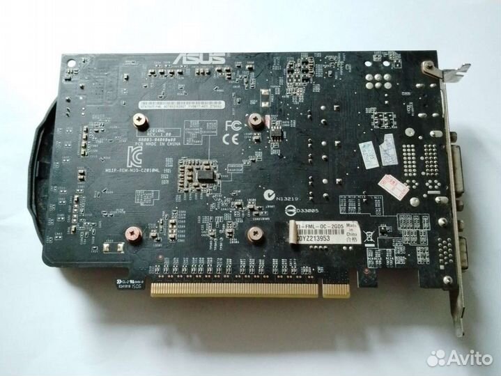 Видеокарта GTX750 TI на запчасти