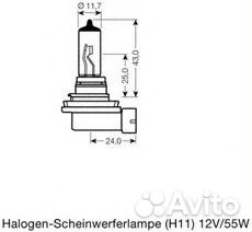 Osram 64211SV2-HCB Лампа накаливания фара дальнего
