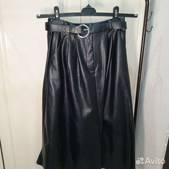 Кожаная юбка