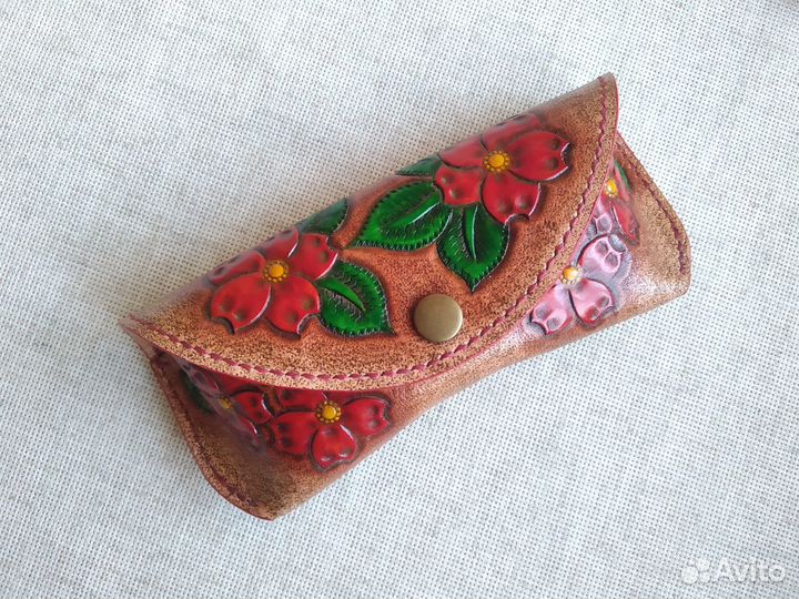 Очешник футляр для очков ручной работы