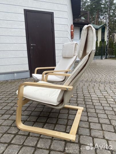 Поэнг IKEA кресло качалка. 2 штуки