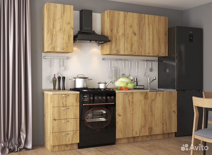 Кухня новая Рокет 1.6м