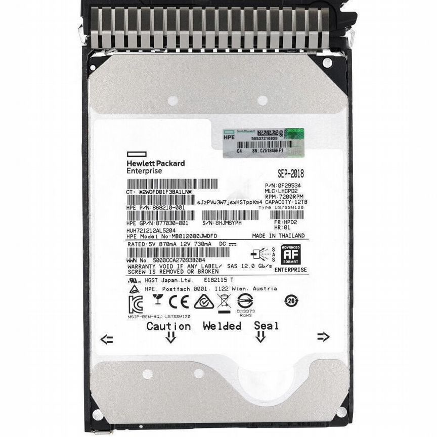 [881779-B21] Жесткий Диск Hp 12tb 882397-001 Sas 3,5 881779-B21