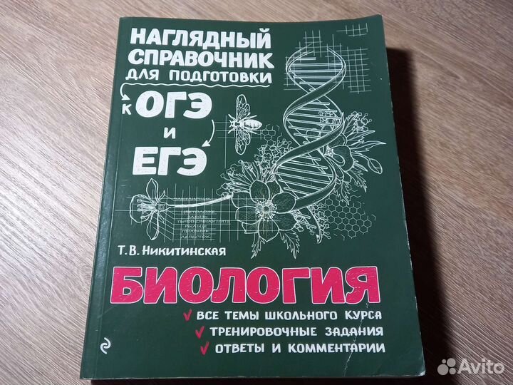 Справочник огэ/егэ по биологии, Никитинская