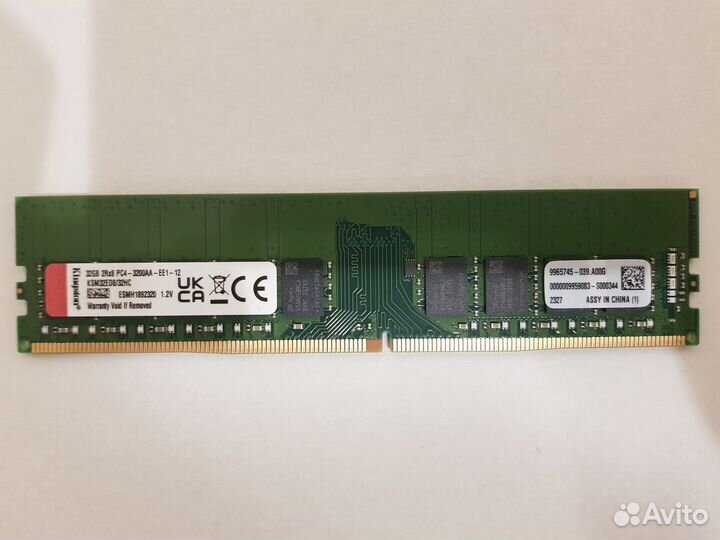 Kingston KSM32ED8/32HC 32GB ECC RAM