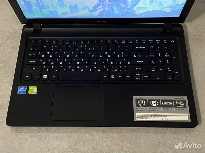 Игровой ноутбук Acer gt920mx