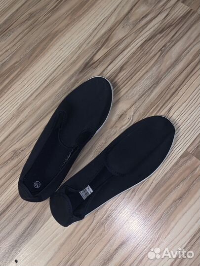 Тенниски синие тапочки для работы