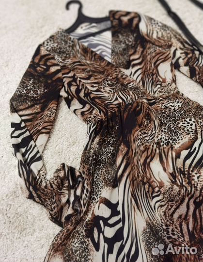 Платье леопард Италия 44 46