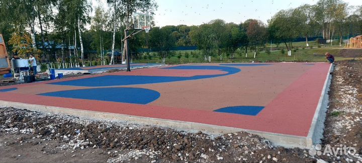 Бесшовное резиновое покрытие с гарантией