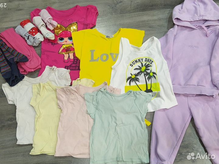Пакет вещей на девочку 92-98
