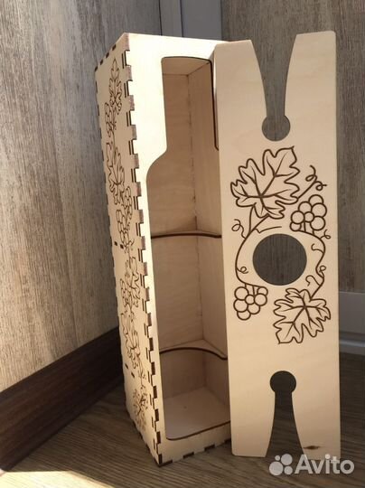 Коробка подарочная деревянная