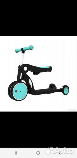 Самокат детский трехколесный бу