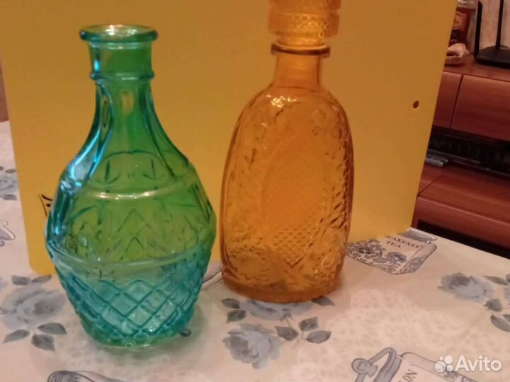 Графин цветное стекло СССР