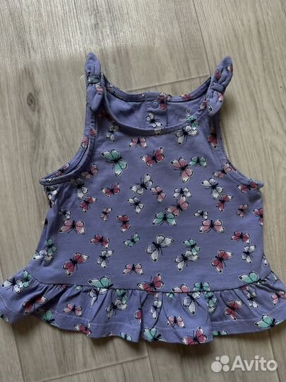 Комплект шоты и майка mothercare 80