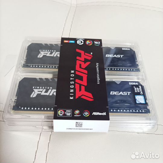 Kingston Fury RGB 32GB(16+16) DDR4 3733