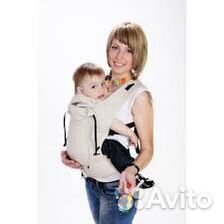 Эргорюкзак натуральный лён Несу счастье