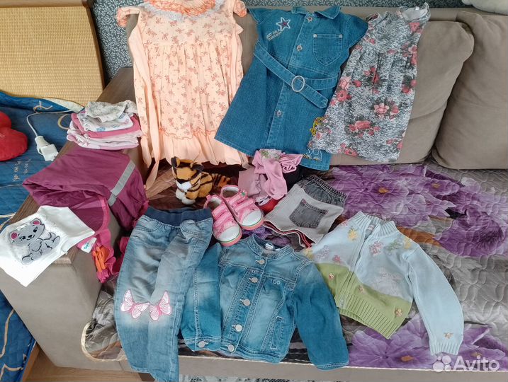 Вещи пакетом на девочку 2 3 года