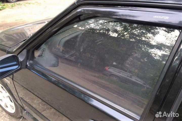 Шторки сетки каркасные все боковые окна вкруг