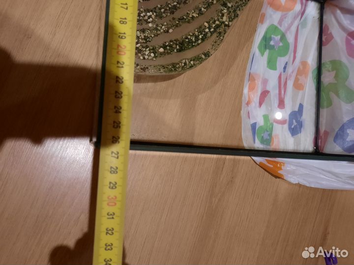 Аквариум с мостиком для черепахи