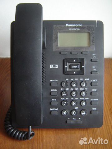 VoIP- телефон Panasonic KX-HDV100 black