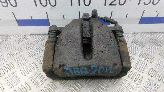 Суппорт тормозной передний левый citroen C3 picass