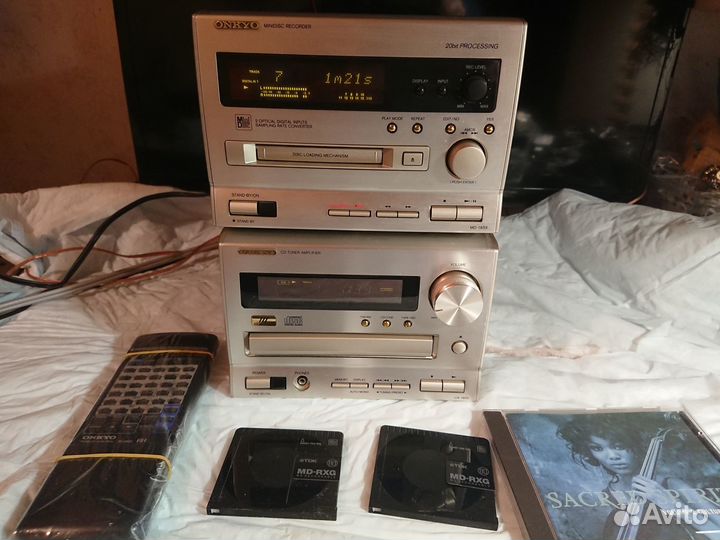 Onkyo система из 2 блоков made in japan