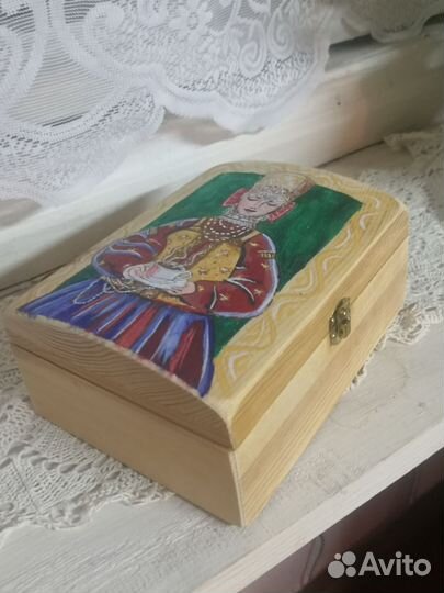 Шкатулка для украшений дерево