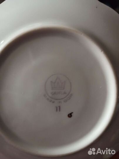 Чайный сервиз kahla гдр Перламутровая Роза