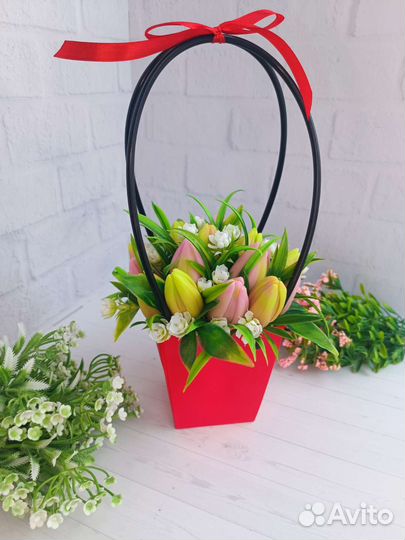 Мыло ручной работы цветы