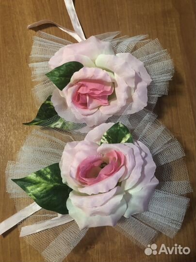 Свадебные украшения на машину/ ленты