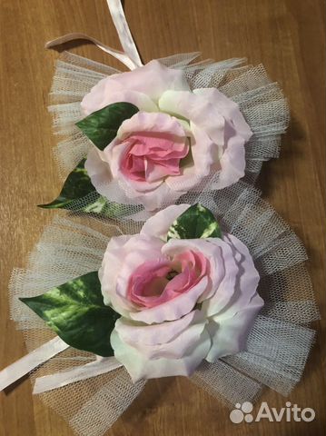 Свадебные украшения на машину/ ленты