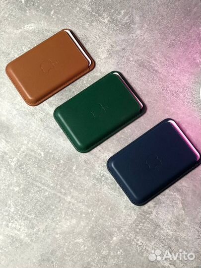 Apple leather wallet