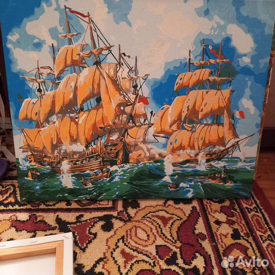 Картины по номерам готовые. 40на50