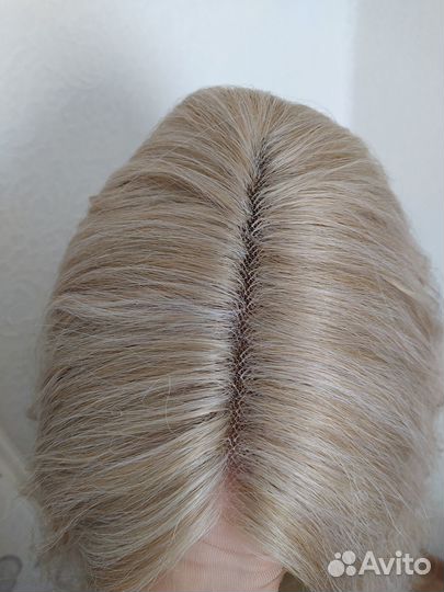 Новый парик блонд на сетке lace front