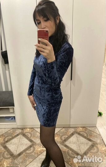 Бархатное платье