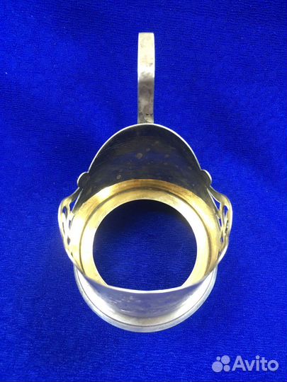 Старинный Подстаканник серебро 875 проба 111 гр