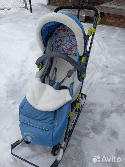 Коляска санки