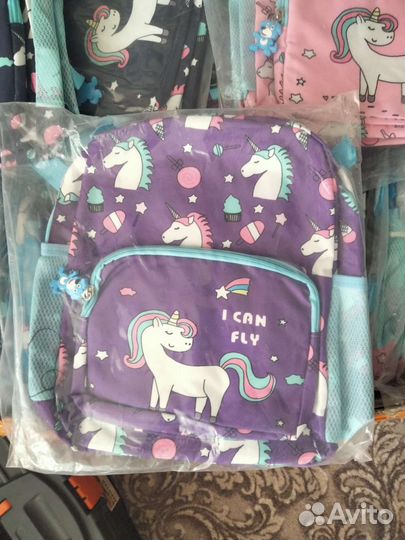 Рюкзаки новые детские 63 шт