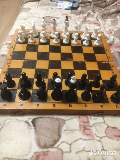 Шахматы СССР пластик