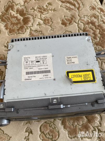 Штатная магнитола toyota corolla e150