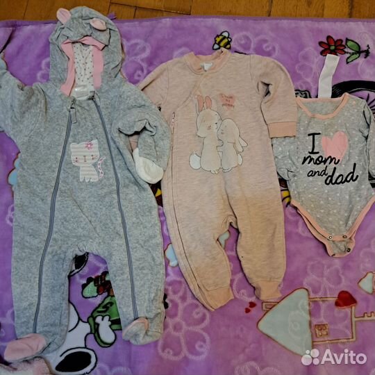 Детские вещи пакетом 74 80