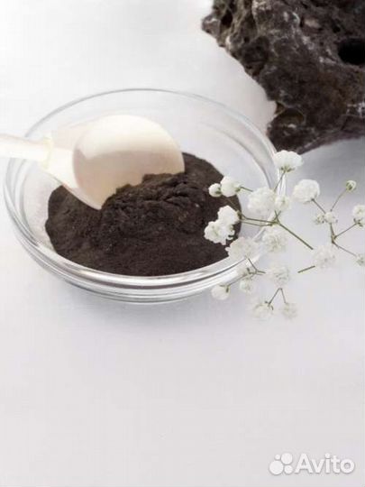 Глина с ламинарией. Белая / черная