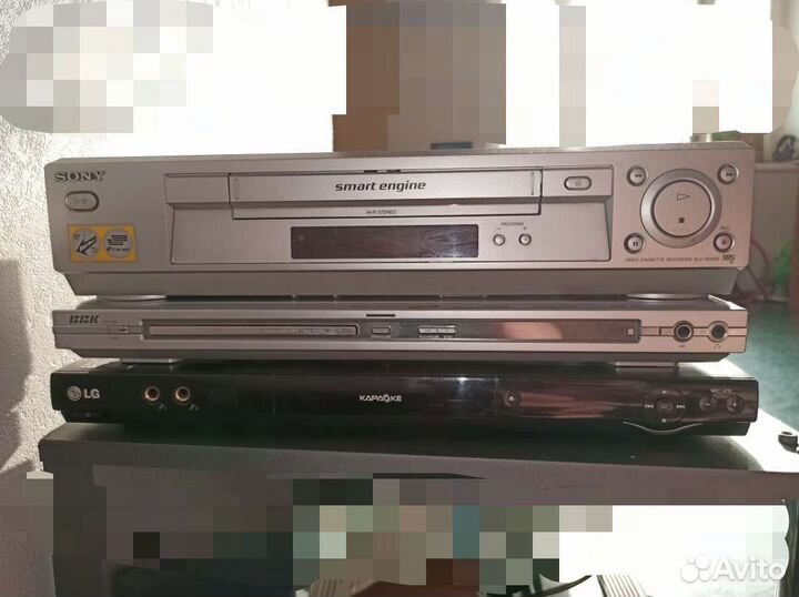 Видеомагнитофон DVD караоке ресивер