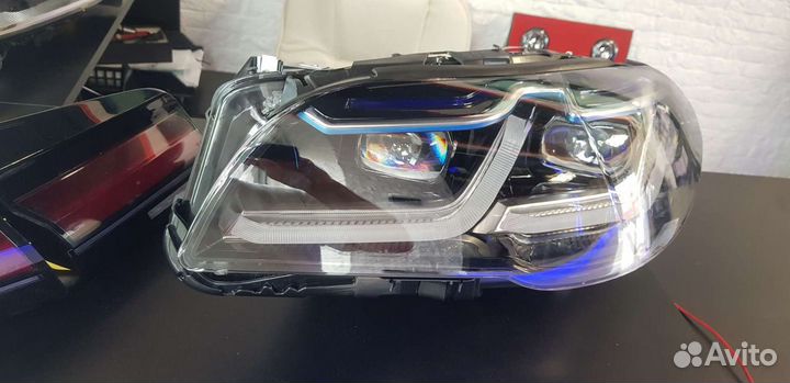 Тюнинг full LED фары LCI BMW F10 ф10,с10по13